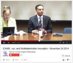 ICANN's Fadi Chehade at NYC's Municipal Building November 24, 2014